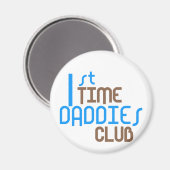 Time Daddies Club (Blue) Magnet (Vorderseite/Rückseite)