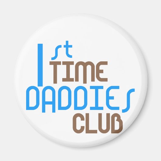 Time Daddies Club (Blue) Magnet (Vorne)