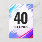 Time Fitness Card with Gold Backing Save The Date (Vorderseite)