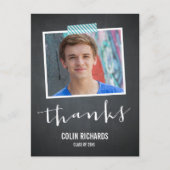 Time Fliegt Abschluss Danke Karte (Vorderseite)