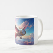 Time Fliegt Coffee Tasse (VorderseiteRechts)