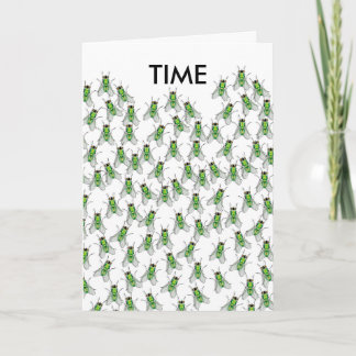 Time Flies Get Together greeting card Karte