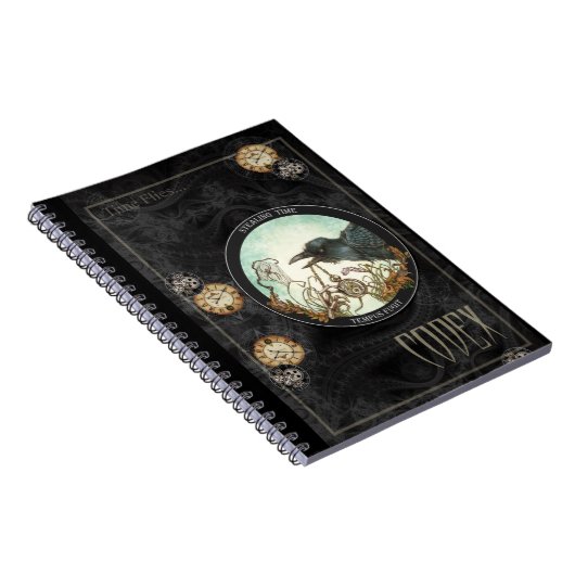 Time Flies Notizblock (Rechte Seite)