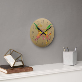Time Flies Runde Wanduhr