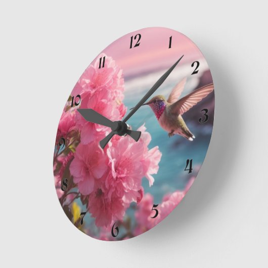 "Time Flies" Wall Clock Runde Wanduhr (Winkel)