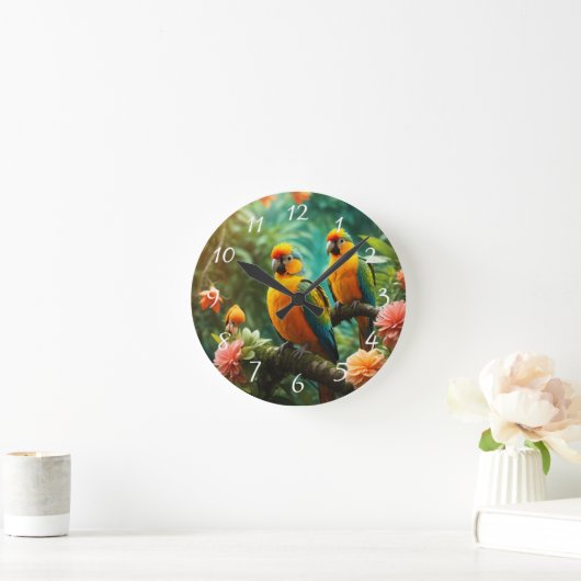 "Time Flies" Wall Clock Runde Wanduhr (Zuhause)