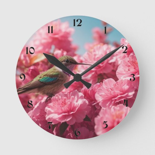 "Time Flies" Wall Clock Runde Wanduhr (Vorderseite)