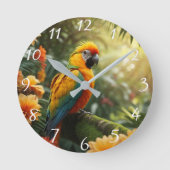 "Time Flies" Wall Clock Runde Wanduhr (Vorderseite)