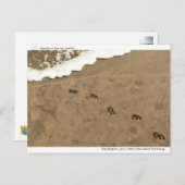 Time Footprint.. Postkarte (Vorne/Hinten)