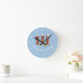 Time For Bacon and Eggs Numbered Runde Wanduhr (Zuhause)