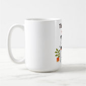 Time for Coffee Cute Couple Illustratio Mug, 15 oz Kaffeetasse (Links)