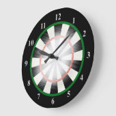 Time for Darts Unique Dart Board Große Wanduhr (Winkel)