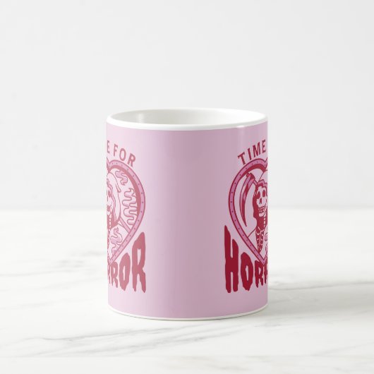 Time For Horror Halloween Mug Kaffeetasse (Mittel)