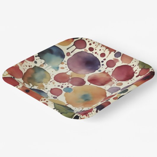 Time for some splatter pappteller (Gewinkelt)