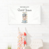 Time for Tea Bridal Shower Banner (Insitu)