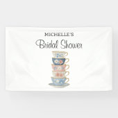 Time for Tea Bridal Shower Banner (Horizontal)