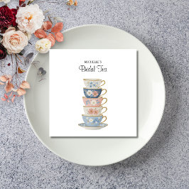 Time for Tea Bridal Shower Paper Napkin Serviette