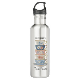 Time for Tea Bridal Shower Water Bottle Edelstahlflasche