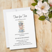 Time for Tea Floral Bridal Shower Invitation Einladung
