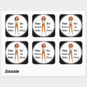 Time For Women Sticker (Blatt)
