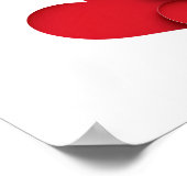 Time Found Us We Chose Love Valentine Quote Poster (Ecke)