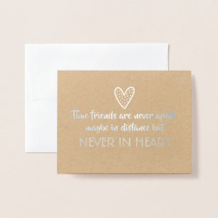 Time Friends - Vorschlag von Sweet Bridesmaid Folienkarte