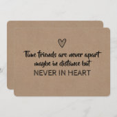 Time Friends - Werden Sie meine Bridesmaid sein? Einladung (Vorne/Hinten)