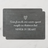 Time Friends - Werden Sie meine Bridesmaid sein? Einladung (Vorne/Hinten)