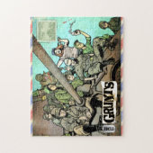Time Grunts postcard Puzzle (Vertikal)