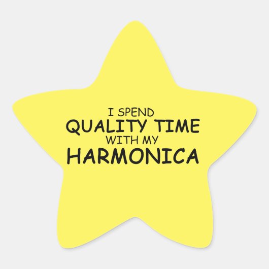 Time Harmonica Star Sticker (Vorderseite)