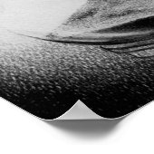 Time Hourglass Hände Stift zeichnend surreale Kuns Poster (Ecke)