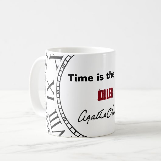 Time i the best Mug killer Kaffeetasse (Vorderseite Links)
