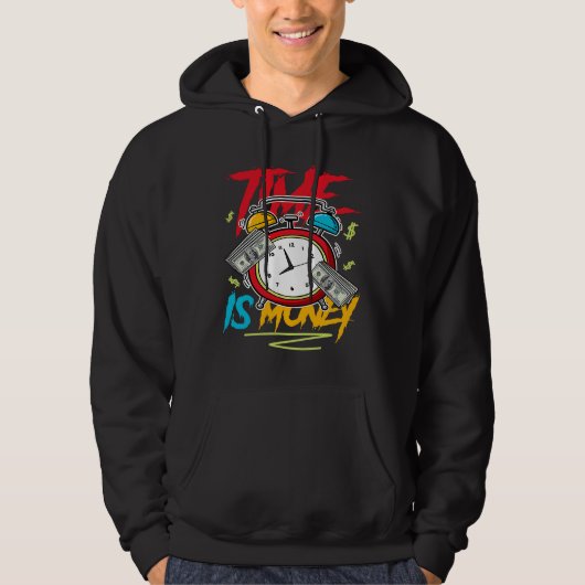 Time Is Money Drip Fruity Pebbles Dunk Low Hoodie (Vorderseite)