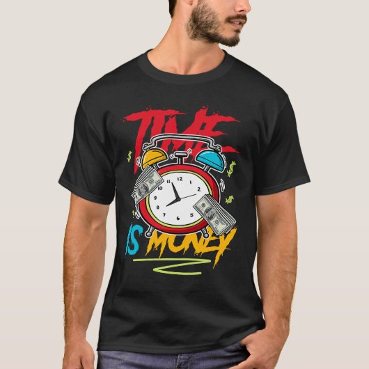 Time Is Money Drip Fruity Pebbles Dunk Low T-Shirt (Vorderseite)