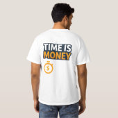 Time Is Money – Hustle Mindset T-Shirt | Entrepren (Schwarz voll)