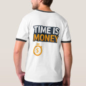 Time Is Money – Hustle Mindset T-Shirt | Entrepren (Rückseite)