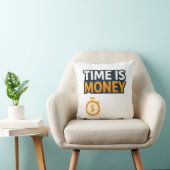 Time Is Money – Hustle Mindset T-Shirt | Entrepren Kissen (Stuhl )
