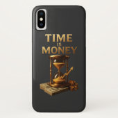 Time Is Money | Powerful Motivational Design Case-Mate iPhone Hülle (Rückseite)