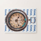 Time-Jigsaw-Puzzle einer alten Hand Puzzle (Horizontal)