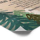 Time Kapsel Lumberjack Bäume Wild One Poster (Ecke)