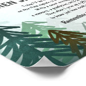 Time Kapsel Lumberjack Bäume Wild One Poster (Ecke)