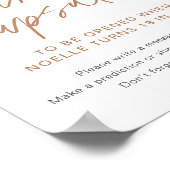 Time Kapsel Twinkle Little Star Baby Duschzeichen Poster (Ecke)