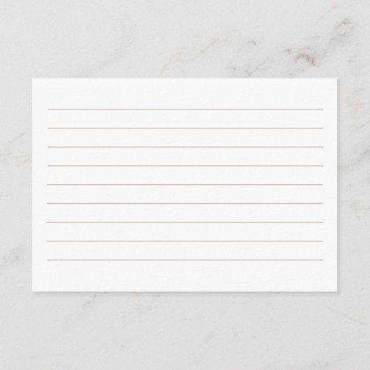 Time Kapsel Twinkle Little Star Baby Showkarte Begleitkarte (Rückseite)