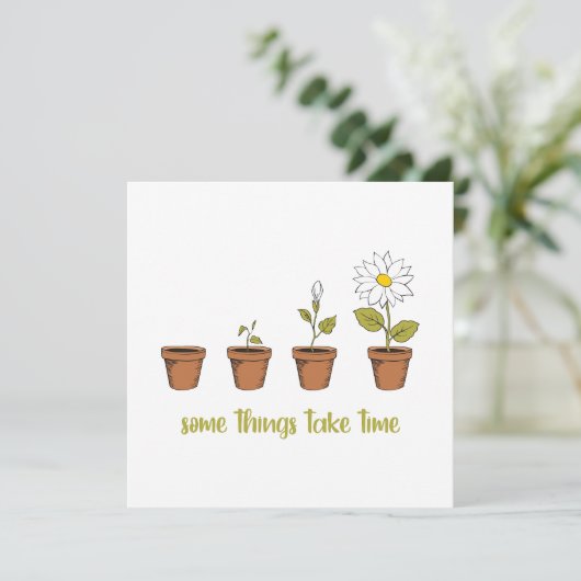 Time Karte (Stehend Vorderseite)