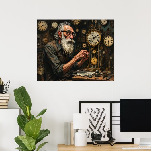 Time Keeper Poster (Heimbüro)