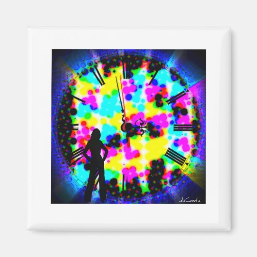 Time Kühlschrankmagnet (Vorne)