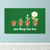 Time Leinwanddruck (Insitu (Holzboden))