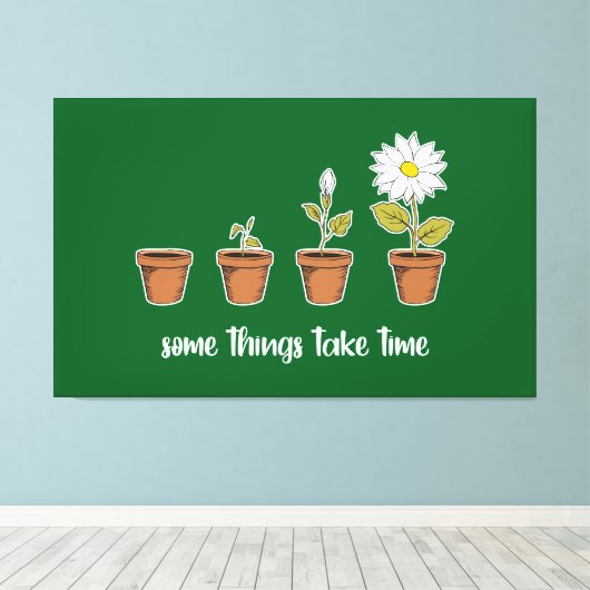 Time Leinwanddruck (Insitu (Holzboden))