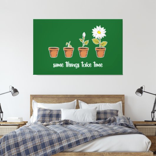 Time Leinwanddruck (Insitu (Schlafzimmer))