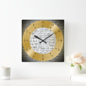 Time Machine Clock~Fantasy Clock~einzigartig Quadratische Wanduhr (Zuhause)